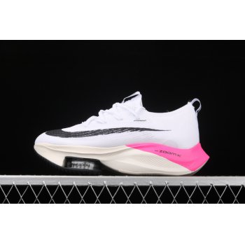 2020 Nike Air Zoom Alphafly NEXT% White Black-Pink CI9925-600 Shoes
